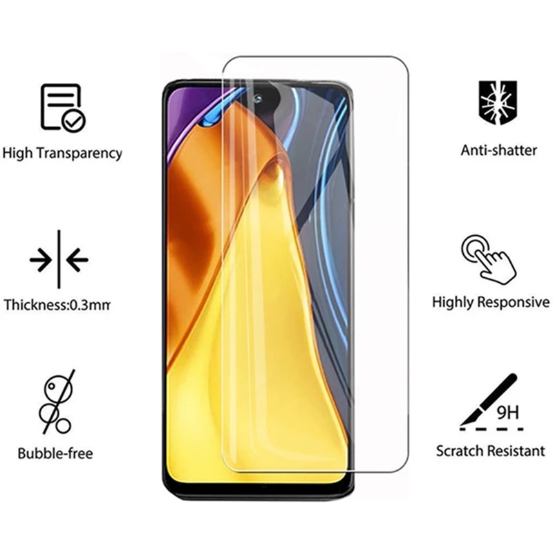 PROMO Tempered Glass POCO M3 Pro 5G TG Layar FULL COVER BENING Premium Screen Protector Anti Gores Kaca