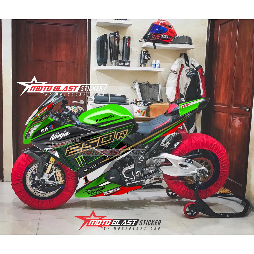 Jual Decal stiker ninja 250r fi krt 2020 non fullbody motoblast