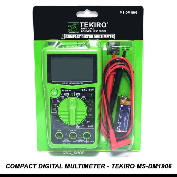 TEKIRO COMPACT DIGITAL MULTIMETER Tekiro MS-DM1906 Multimeter Tekiro