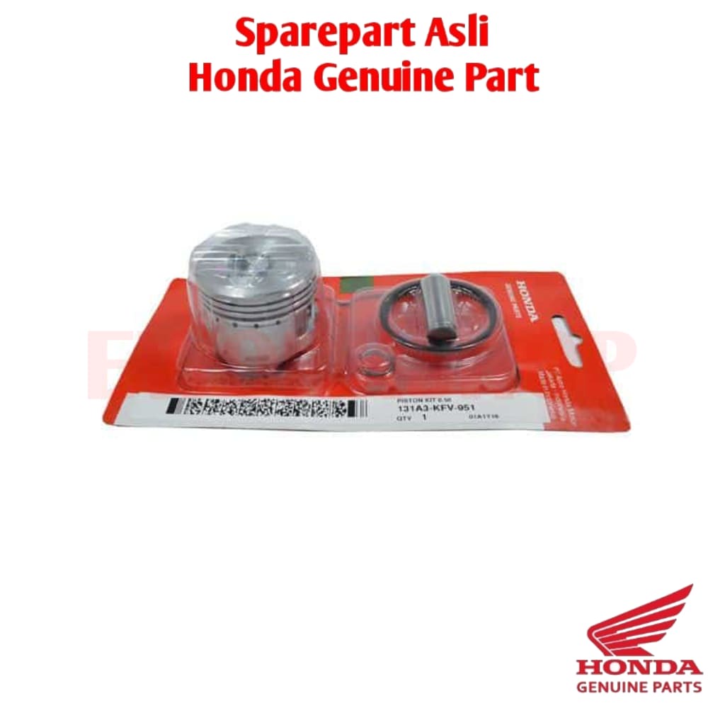 Piston Kit Seher Paket OS 0.50 - Legenda Revo Old Supra Fit Asli Honda 131A3KFV951