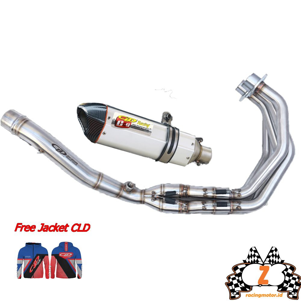 Knalpot Ninja ZX 250 RR 4 Silinder CLD Racing Type C9 Original