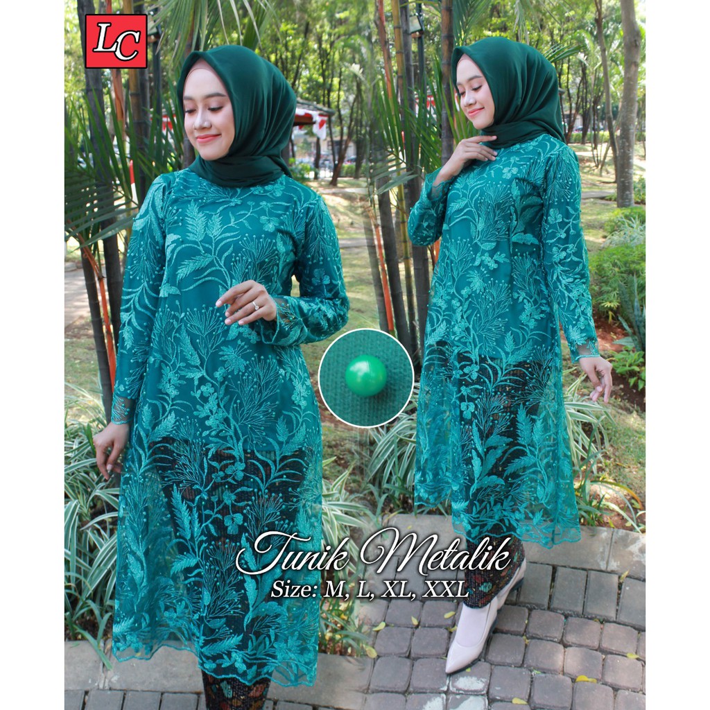 HARGA PROMO HARI INI.. ! Stelan Kebaya Modern Tunik Mutiara Tujuh Pilihan