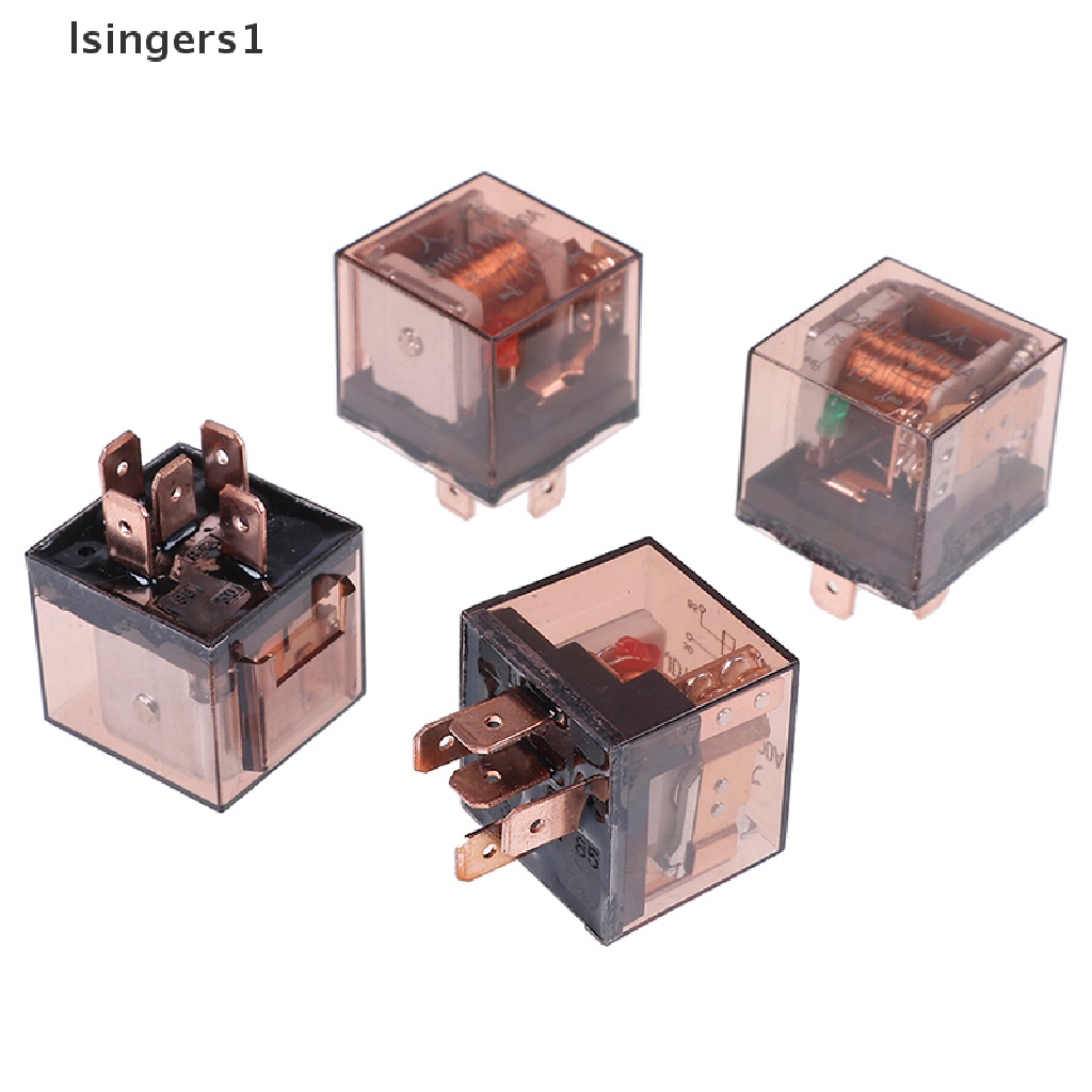 (lsingers1) Relay SPDT 12 / 24V 100A 4 / 5Pin Tahan Air Untuk Mobil