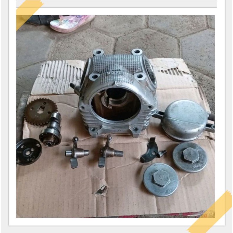 blok head/blok klep 1set Yamaha Mio lama sporty/ soul lama original seken