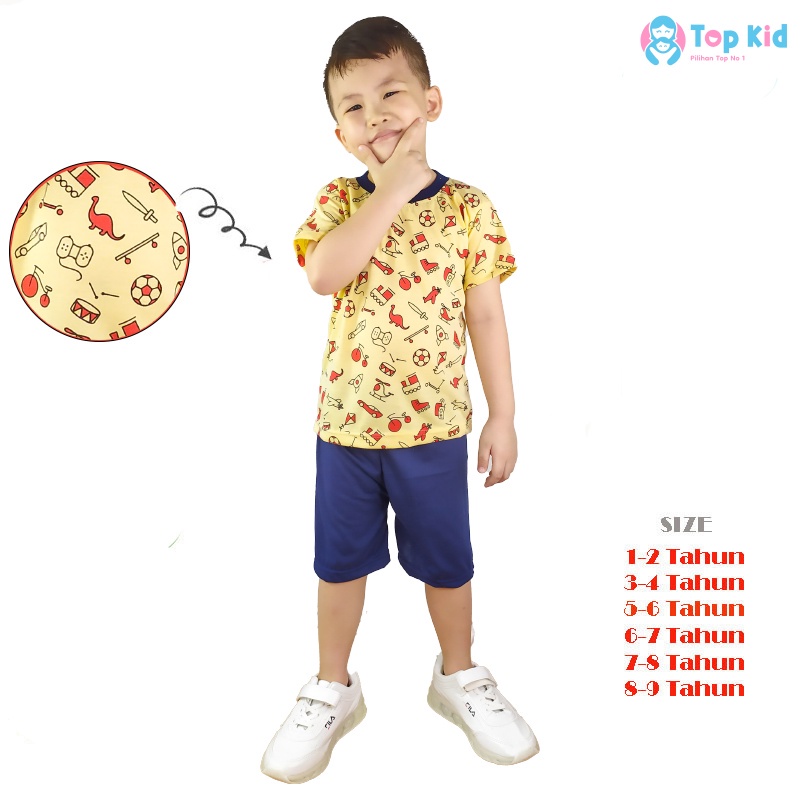 Paket Usaha 4 Pcs Setelan Anak-Anak Campur Motif Model