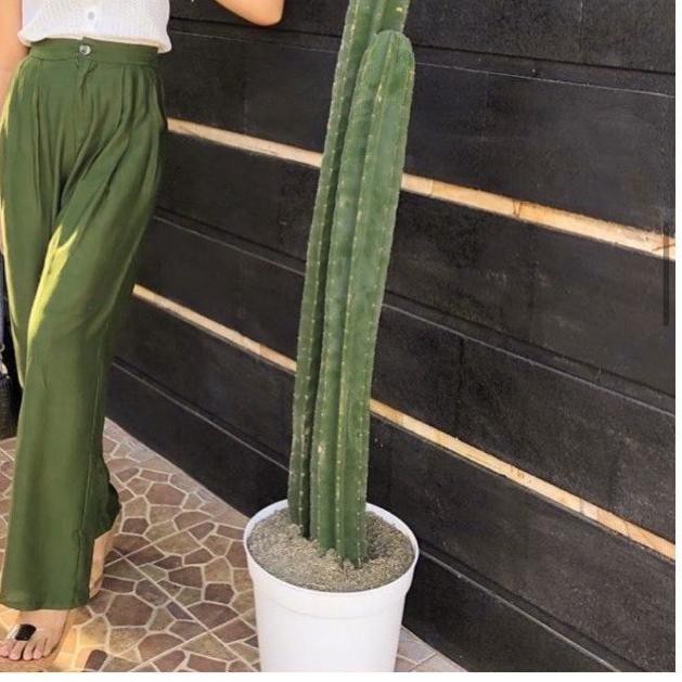 ♡ Celana Kulot Rayon Hw Kancing Panjang Premium C4 ➼