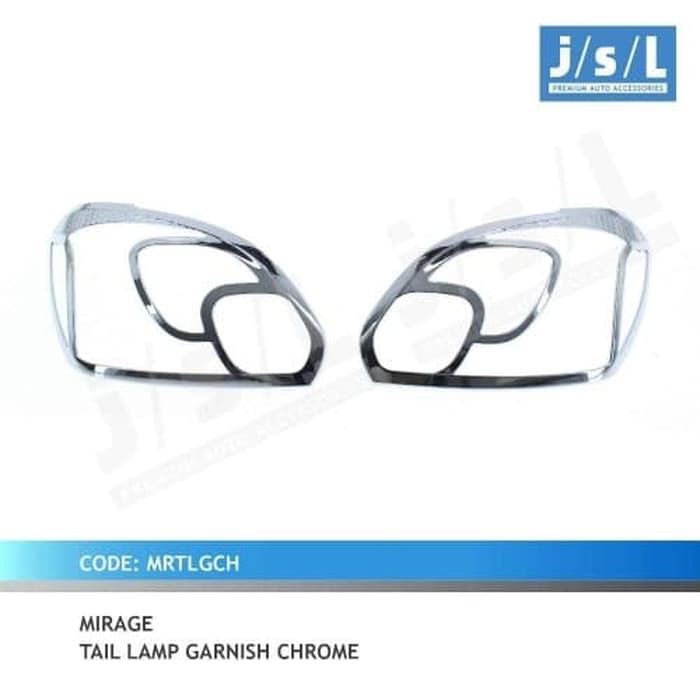 Garnish lampu Belakang Mirage chrome