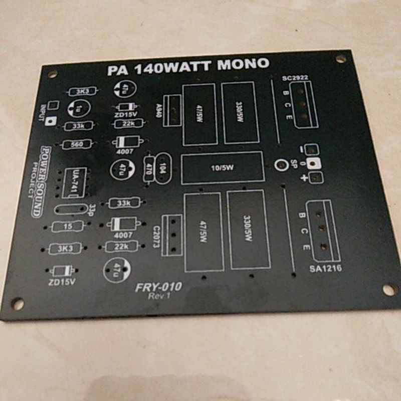 PCB 140WATT MONO PERTINAX