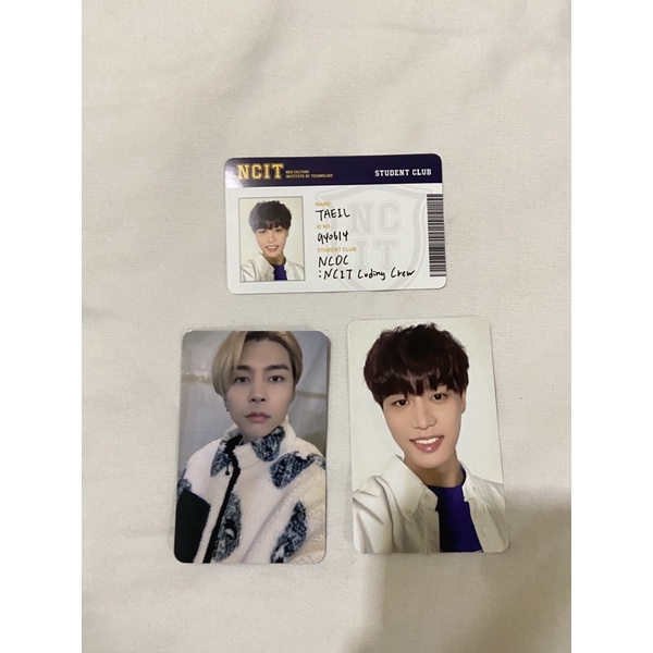 (Ready Stock) PC Photocard Johnny Yizhiyu Fansign sticker nct 127 Taeil NCIT Photopack day ver Selca