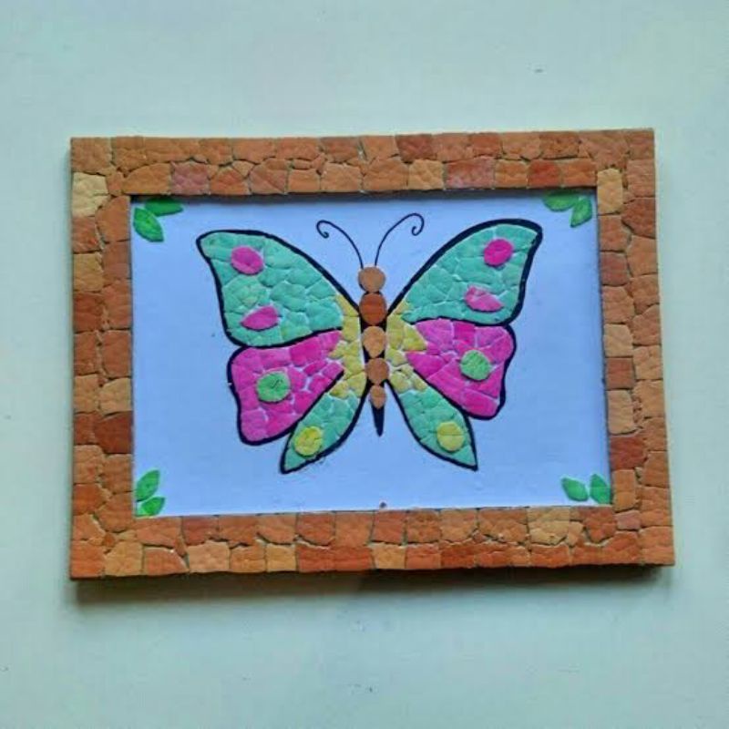 

Prakarya anak/ kolase dari kulit telur/ kolase dari cangkang telur