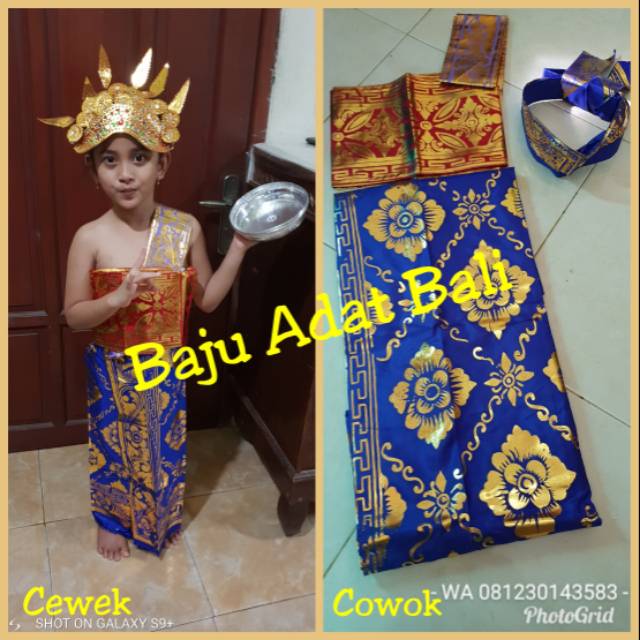 SEPASANG Baju Adat Bali - Cowok Cewek