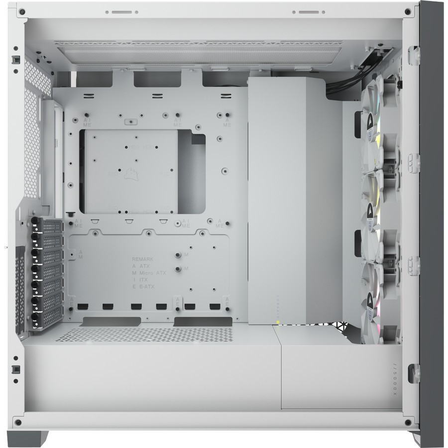 Casing Corsair iCUE 5000X RGB Tempered Glass (Black/White)