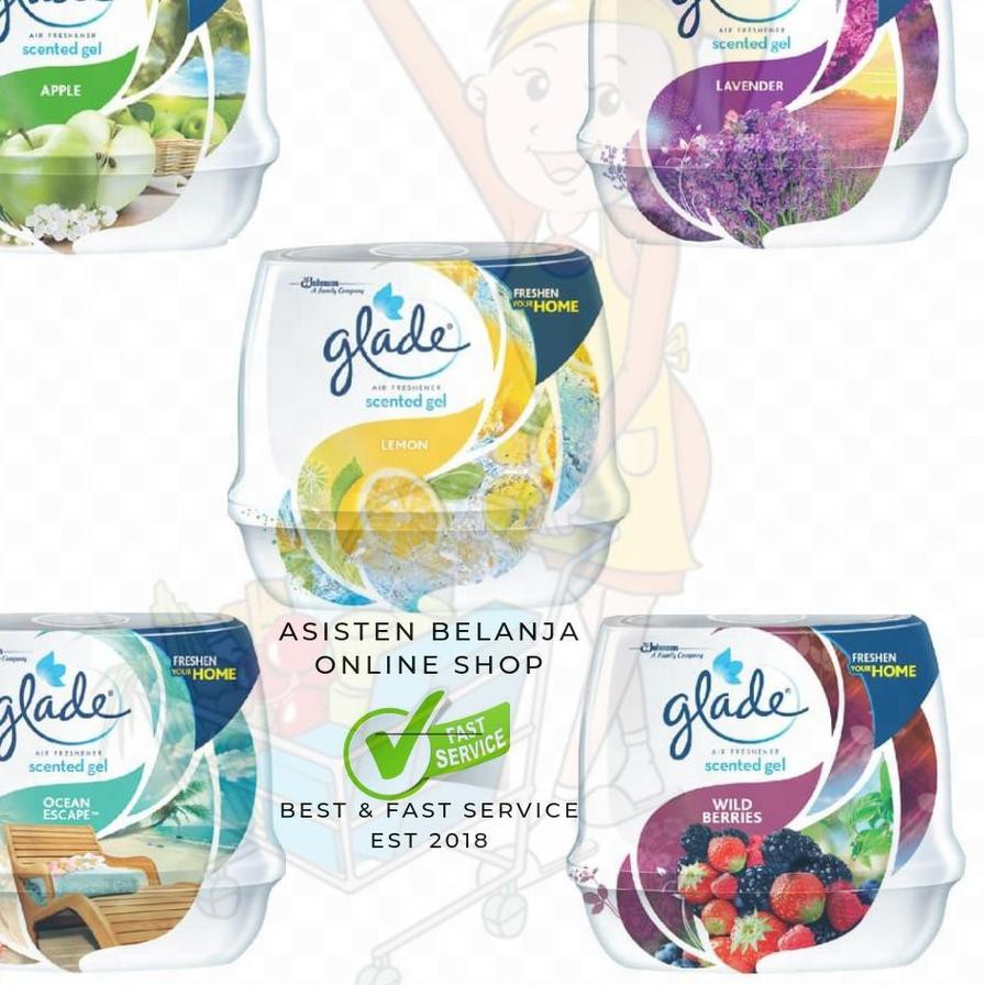 Ü Terlaris >>>> Glade Scented 180 G Pengharum Udara Air Freshener Parfum Ruangan Ü
