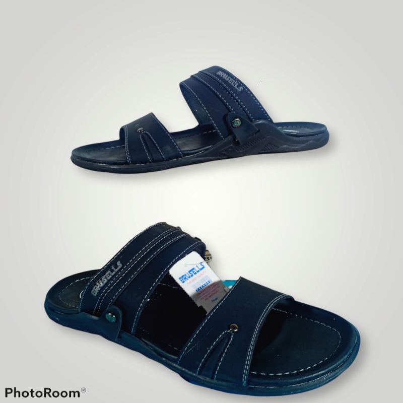 Sandal Kulit Pria Slop CP02 Sandal Selop Cowok Terbaru