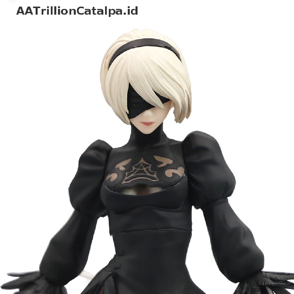 Action Figure Anime Nier: Automata 2b YoRHa No 2 Tipe B Female Phicen Bahan PVC
