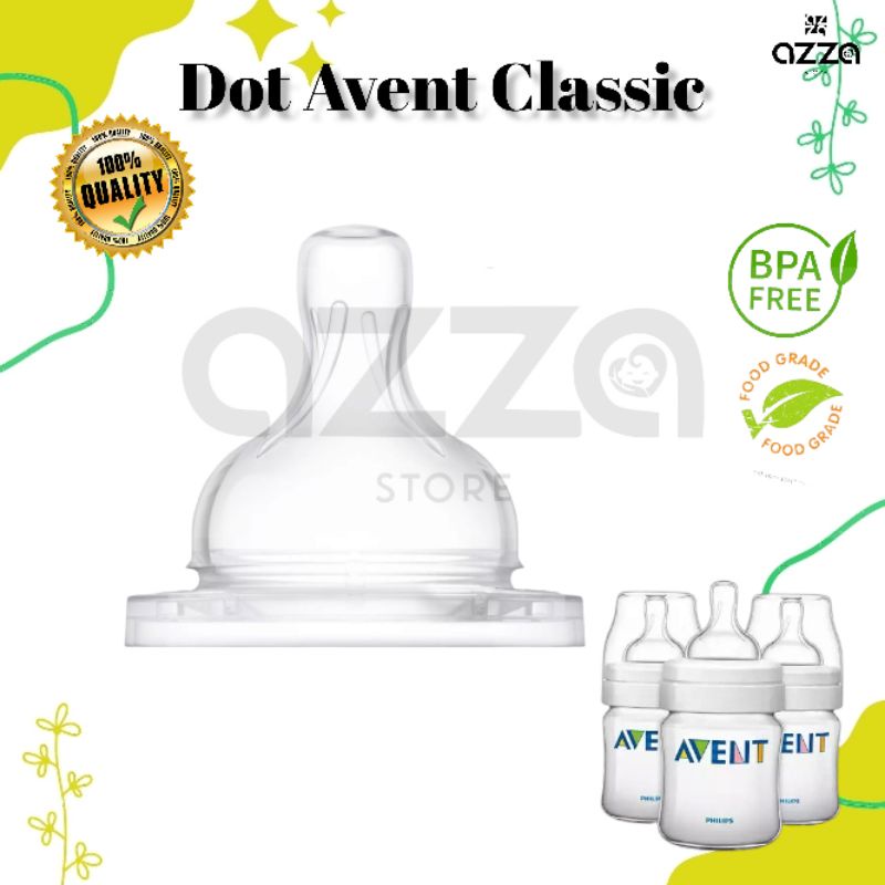 DOT UNTUK PHILIPS AVENT CLASSIC FEEDING NIPPLE OEM / DOT AVENT / DOT AVENT CLASSIC IMPORT