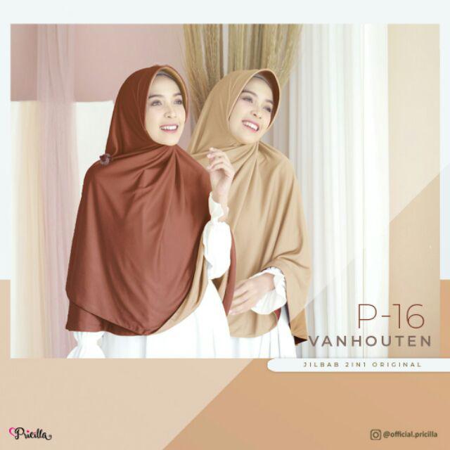 JILBAB INSTAN BOLAK BALIK PRICILLA ORIGINAL PAD-P16