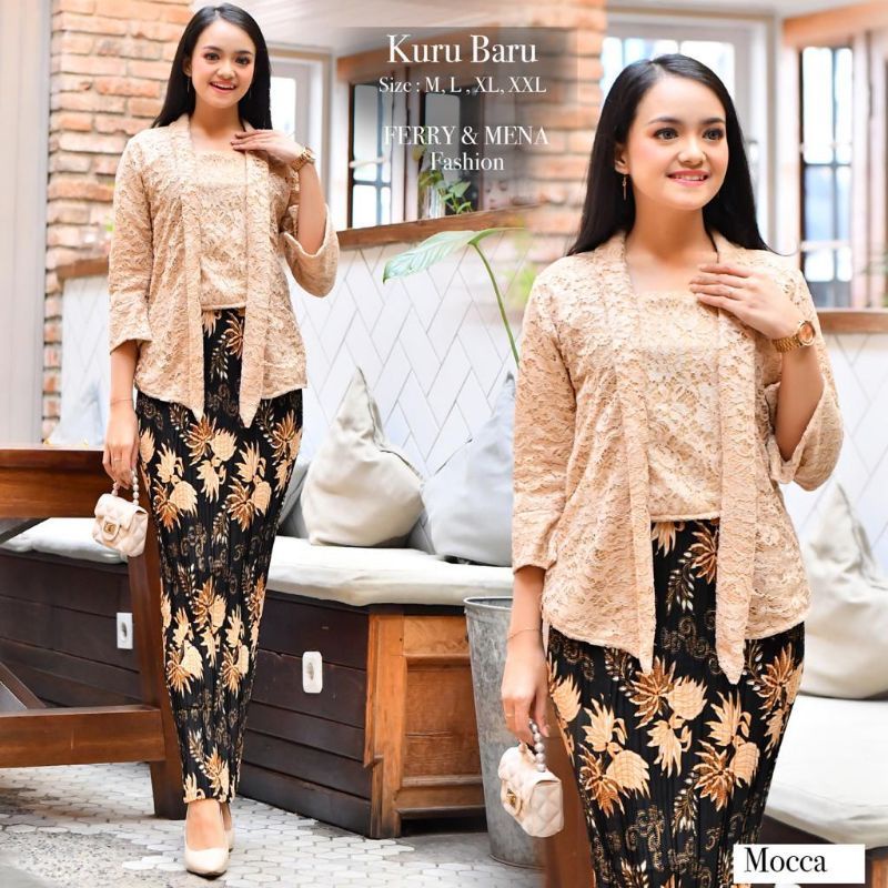 SETELAN KEBAYA KUTU BARU/SETELAN KEBAYA PESTA/SETELAN KEBAYA WISUDA/KEBAYA MODERN