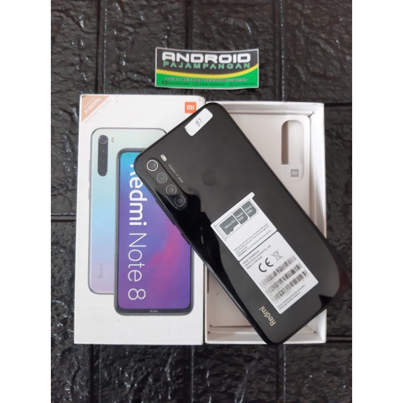 REDMI NOTE 8 RAM 4/64 GARANSI RESMI REDMI HP (SECOND)-4/64GB