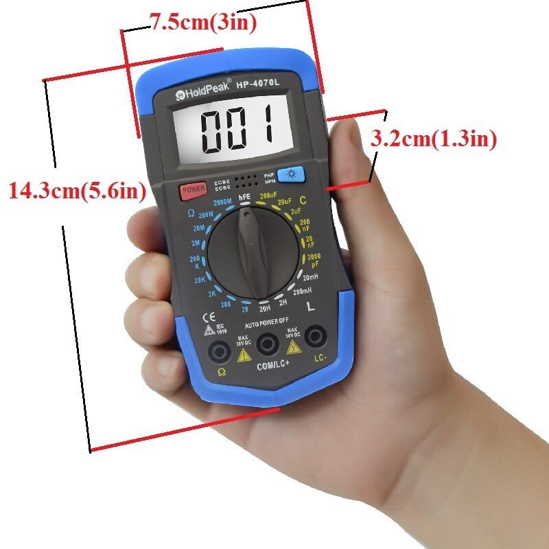 HP-4070 -HoldPeakL Digital LCR Resistance Capacitance Inductance Meter