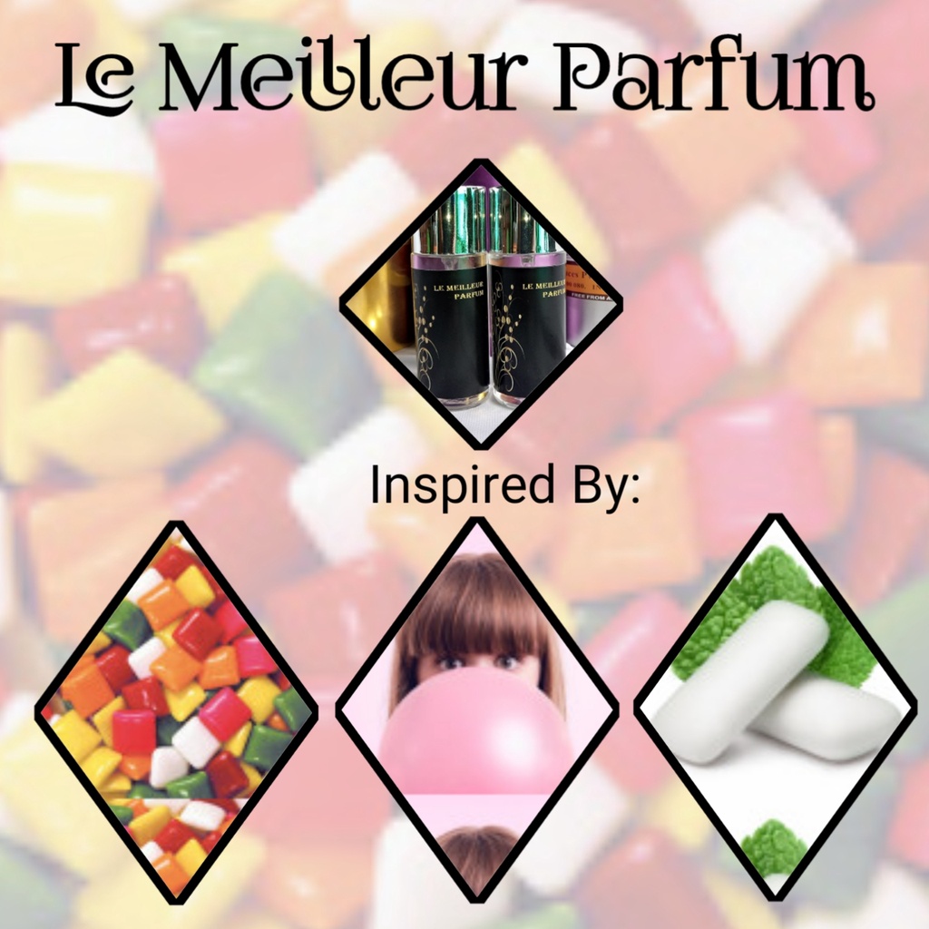 Parfum Bubble Gum 20ml 30ml Minyak Wangi Pria Wanita Parfume Cowok Cewek Parpum Tahan Lama Best Sell