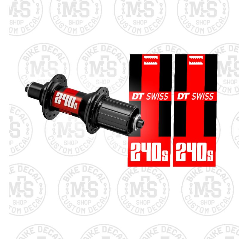 sticker decal hub MTB dt Swiss 240s