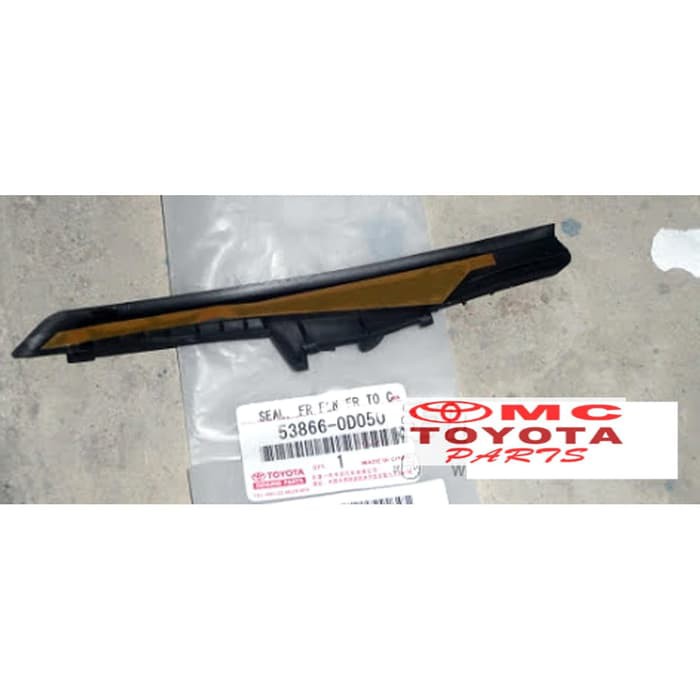 Karet Seal Samping Cowl Fender Depan Kanan New Vios Limo 53866-0D050