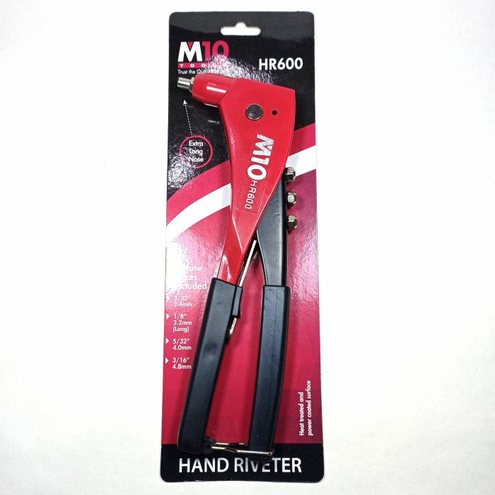 M10 Hand Riveter HR-600 Tang Ripets