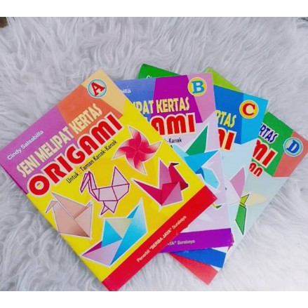 Buku Seni Melipat Kertas ORIGAMI Untuk Taman Kanak-Kanak