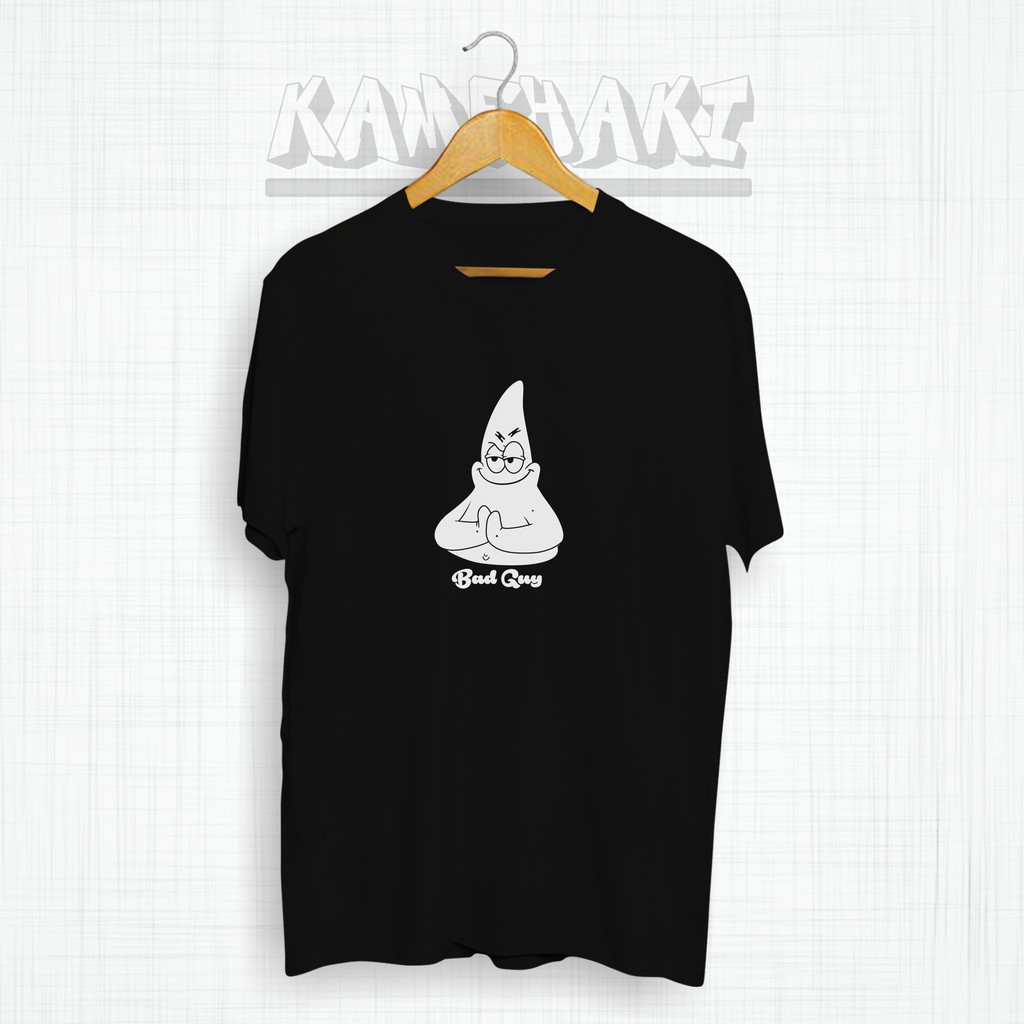 Kaos Distro PATRICK BAD GUY / Baju Distro Pria Wanita / Kaos Karakter