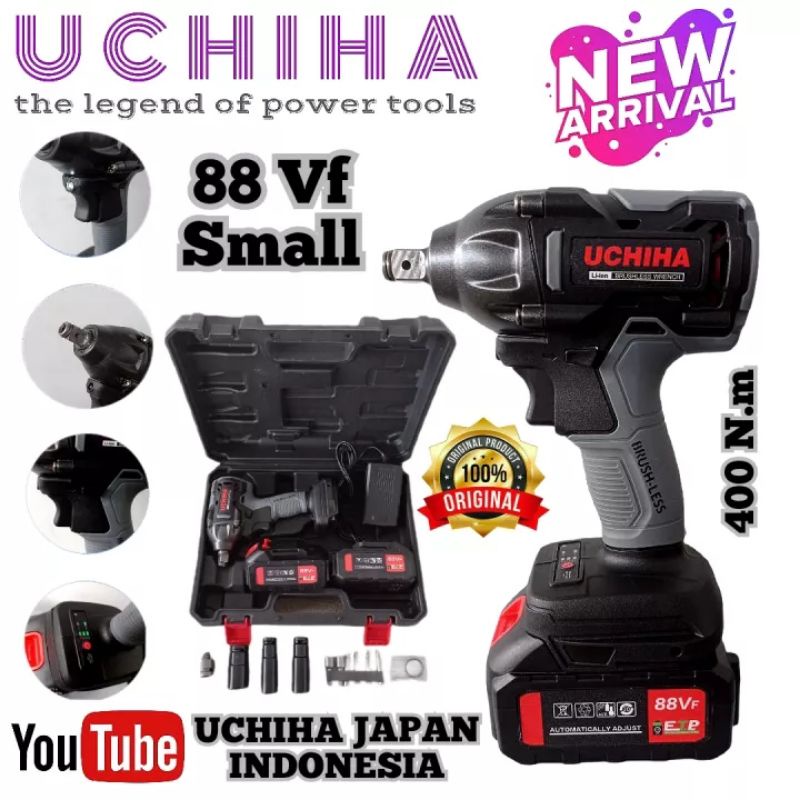 PROMOO PEMBUKA BAUT Impact Wrench Bor Cordless type 88vf SMALL ORIGINAL UCHIHA JAPAN