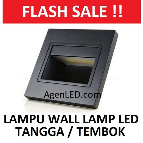 Lampu LED Tembok Anak Tangga Dinding Step Light inbow tanam Wall Lamp