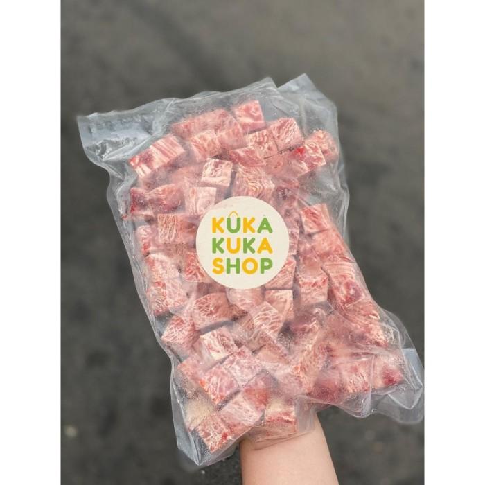 

Steak | Saikoro Beef Wagyu Cubes Meltik Meltique 1 Kg