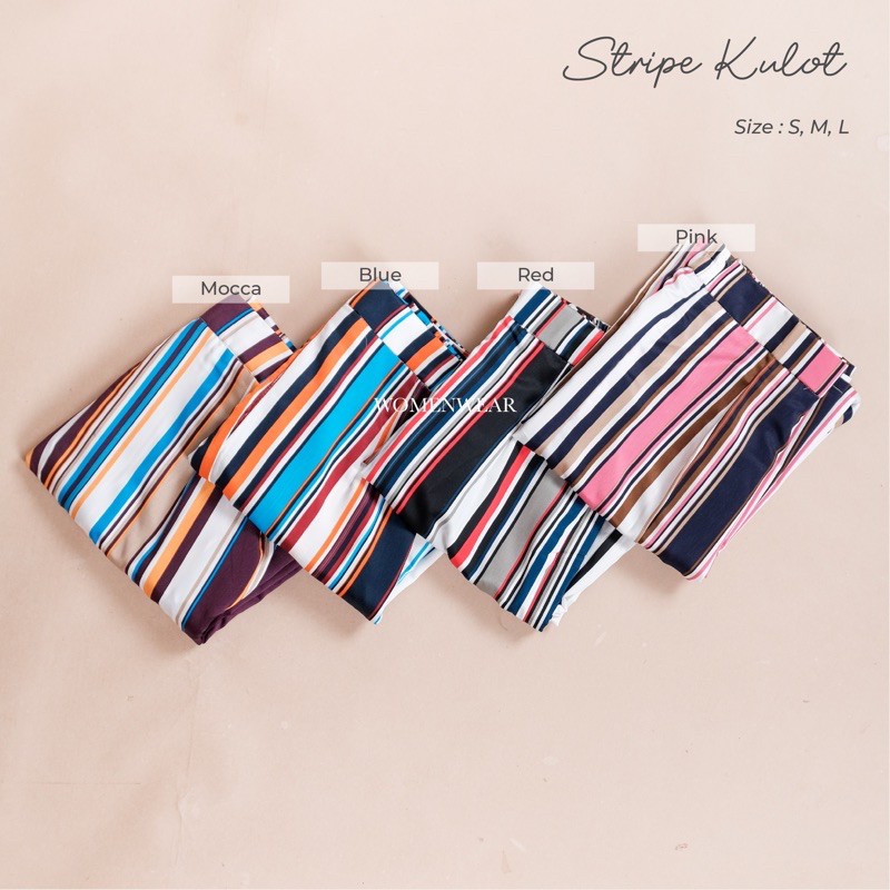 STRIPE CULLOTE/womenwearhijab/womenwear/cullote
