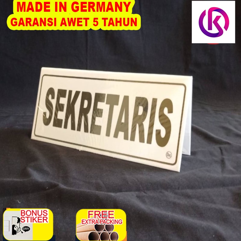 

Promo Papan Label Akrilik Label Meja Tulisan Sekretaris