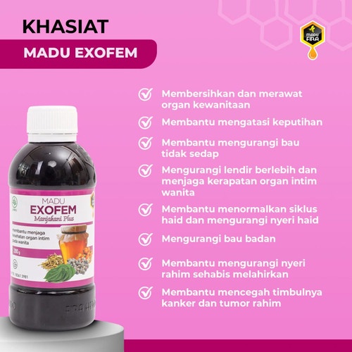 Madu Exofem Obat Herbal Manjakani Keputihan Bau Tak Sedap