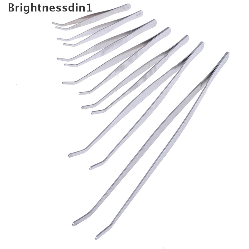 (Brightnessdin1) Pinset Stainless Steel Untuk Reparasi Akuarium