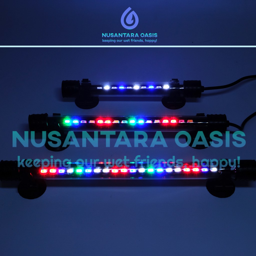LAMPU LED AQUARIUM KIYOSAKI KLC 600 AQUASCAPE 12 WATT 3 IN 1