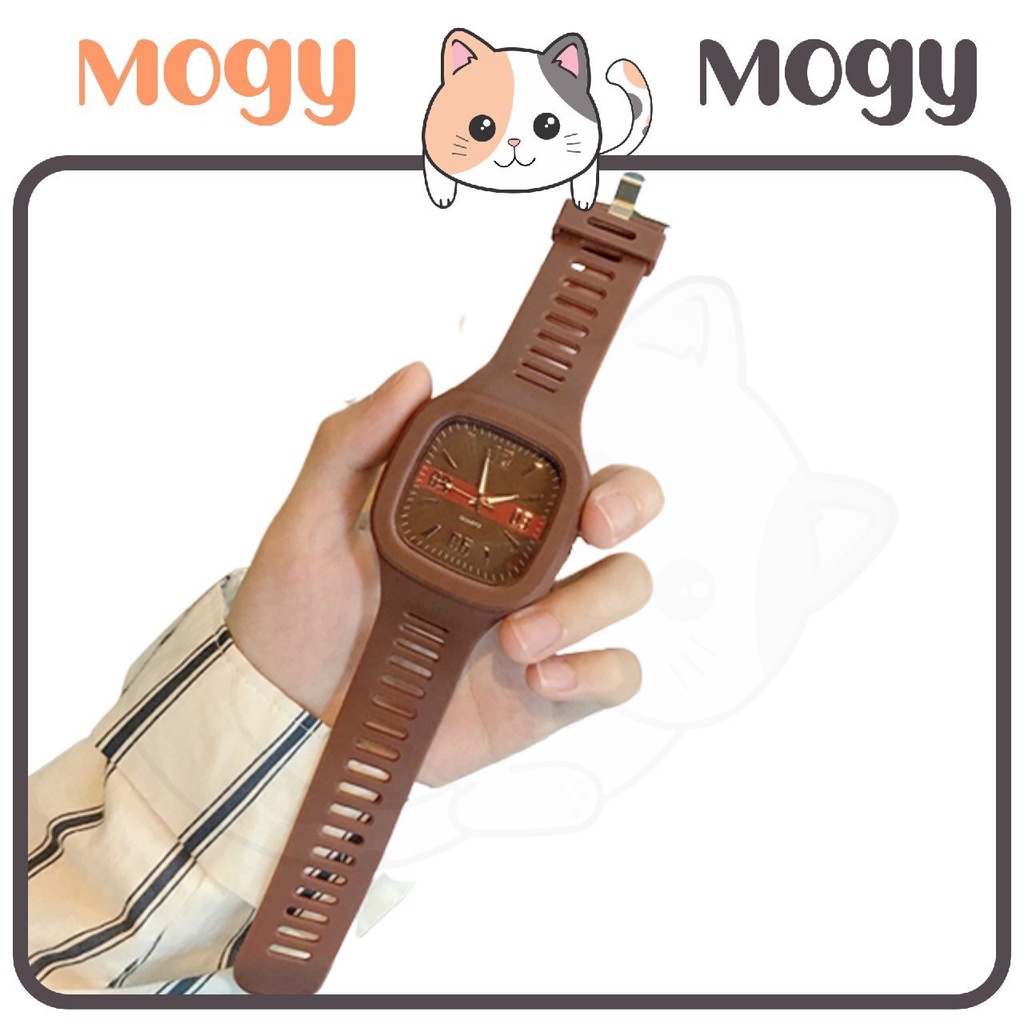 MOGYMOGY J194 Jam Tangan Analog Rubber Strap Fashion Sport