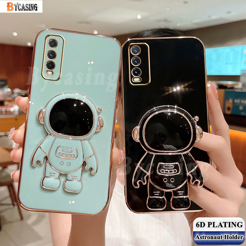 Soft Case Silikon Desain Astronot Untuk VIVO Y12S Y20S Y20i Y15S Y15A Y01 Y33S Y21T Y11 Y12 Y15S Y19 Y91C Y30