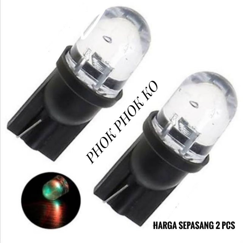 Lampu Sen Senja Colok 7 Warna RGB T10 Universal