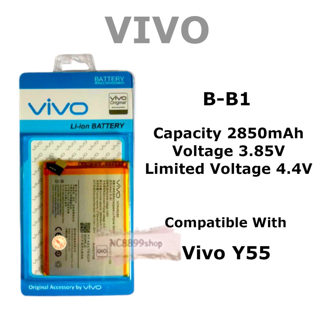 (NC) Batre Baterai Battery Original Vivo Y55 Y55s Y55A Y55L B-B1