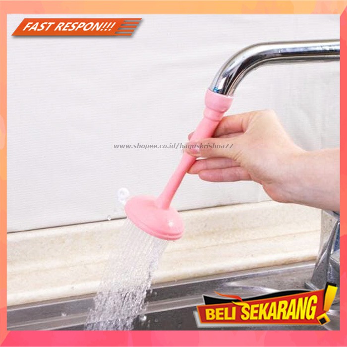 Sambungan Kran Pipa air Wastafel Dapur Flexible Elastis Shower Silikon Plastik