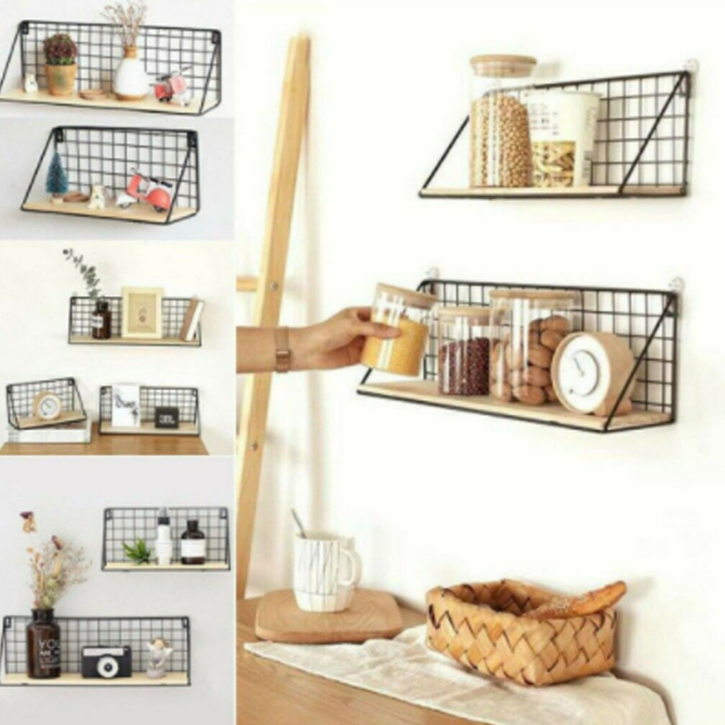 Rak Gantung Dinding Minimalis Tempel  - Hanging Organizer Rack