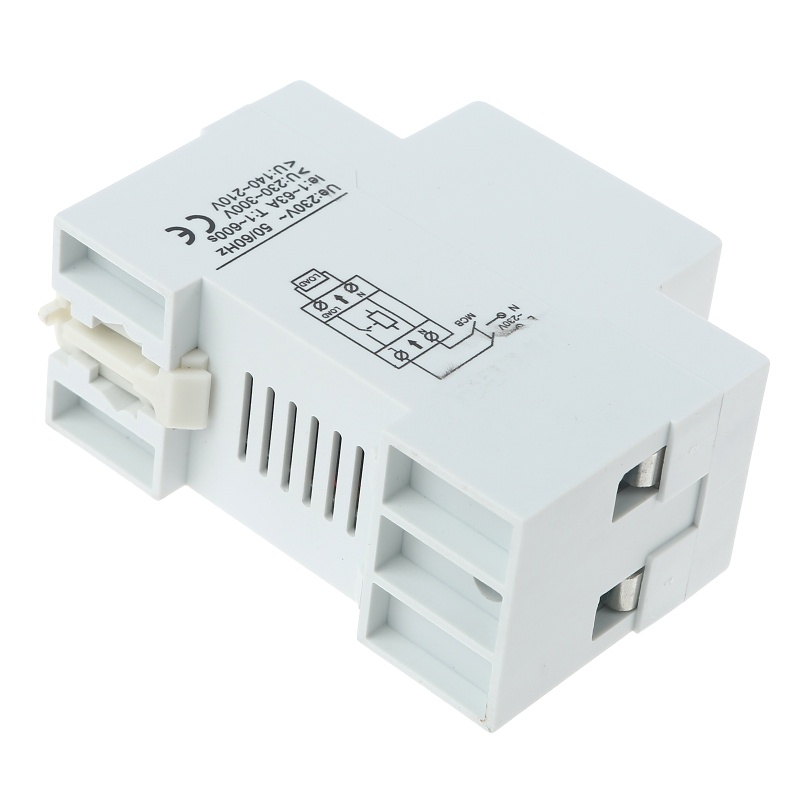 Btsg Professional 63A Din Rail Adjustable Over Voltage &amp; Under Voltage Protective Device Bahan ABS Digunakan Untuk Industria