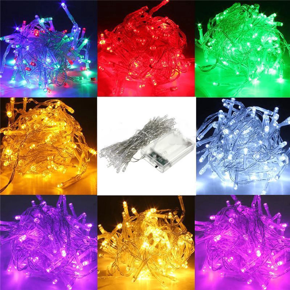 Lampu String LED 1m / 5M / 10M untuk Dekorasi Dinding Rumah / Pesta Pernikahan / Taman