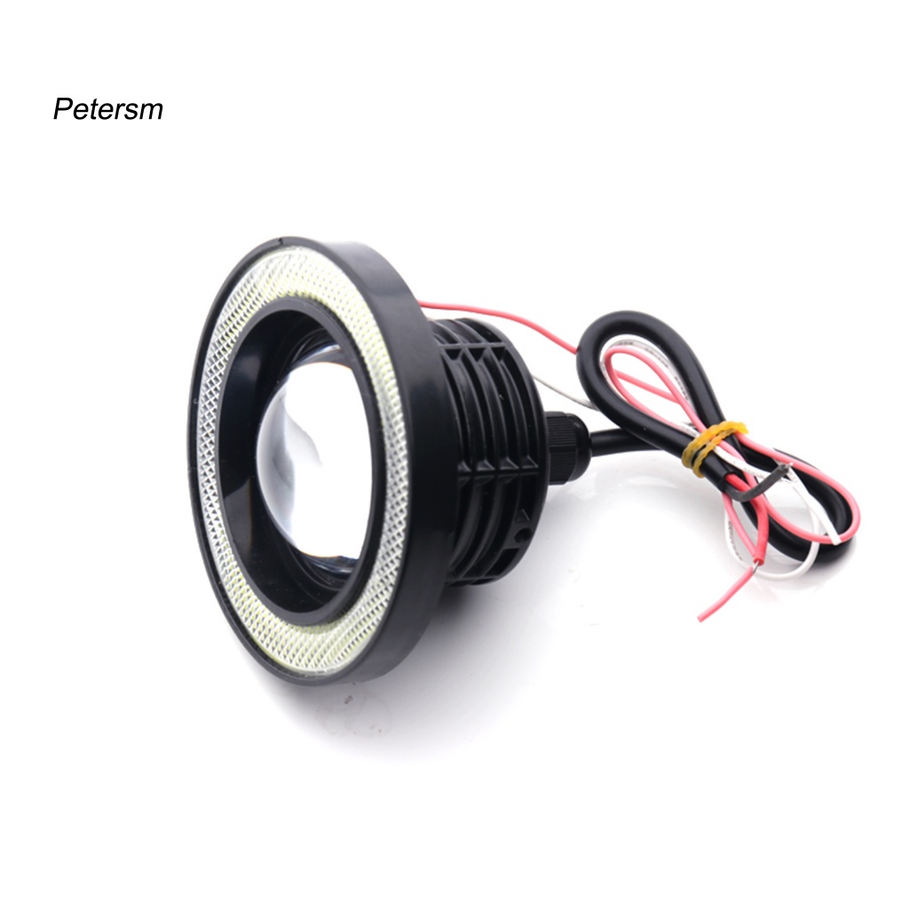 Pp 2Pcs Lampu LED COB Angel Eyes 64mm Untuk Fog Lamp Mobil