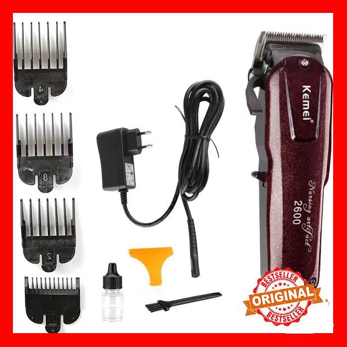 Kemei KM-2600 Alat Cukur Rambut Elektrik  Hair Clipper Cordless Original Kemei KM2600