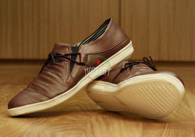 Moofeat Slip On, sepatu santai pria murah, Sneaker Casual kekinian, Moofeat Selop Original Handmade