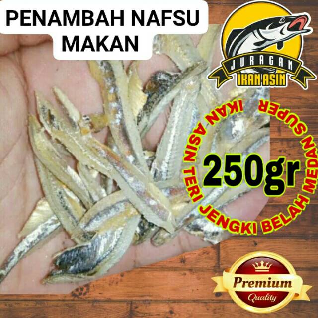 

IKAN ASIN TERI KACANG JENGKI BELAH MEDAN SUPER EMPUK ENAK LUNAK MURAH ORIGINAL BERKUALITAS 250gr